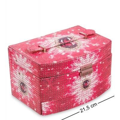 Шкатулка для бижутерии "Гламур" 21,5х15,5х13 см., A