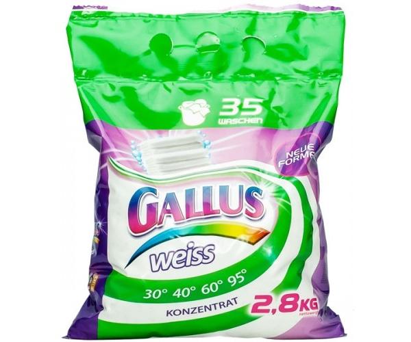 Стиральный порошок для белого Gallus Weiss New Formel 2,8 кг
