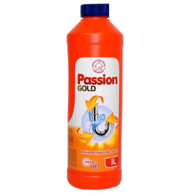 Средство для прочистки труб канализации Passion Gold 1000 мл