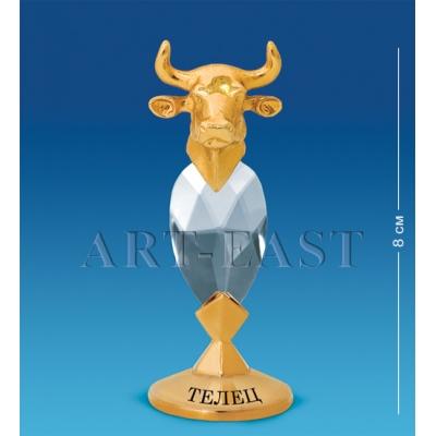 Фигурка "Знак Зодиака - Телец", 3,5x3,5x8 см., Crystal Temptations, США