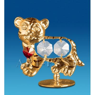 Фигурка "Тигр" 6,5x3,5x6 см., Crystal Temptations, США