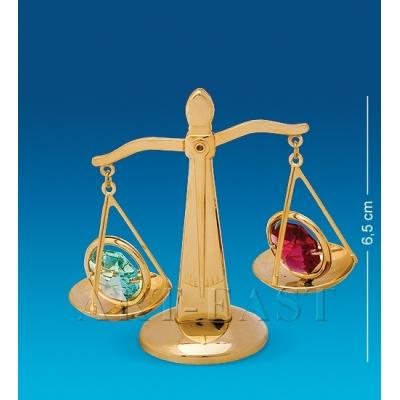 Фигурка "Весы" 7x3,5x6,5 см., с цвет. крист. Crystal Temptations, США