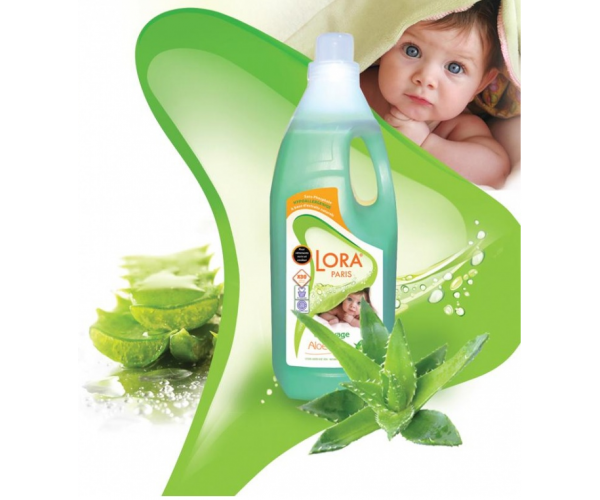 Гель для стирки детских вещей Lora Paris Aloe Vera - Алоэ Вера 2 л