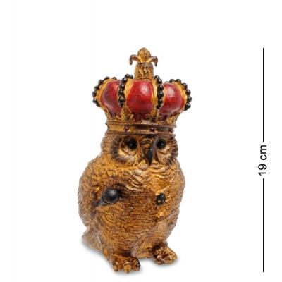 Статуэтка "Сова с короной", 9,5x13x19 см., полистоун Noble Style 