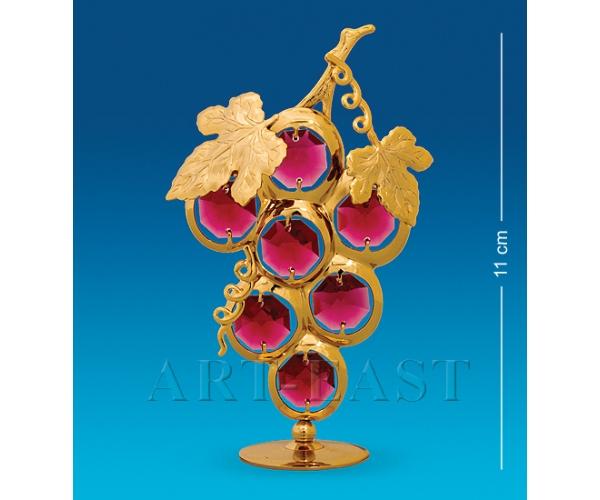 Фигурка "Гроздь винограда" 7x3x11 см., с цвет. крист. Crystal Temptations, США