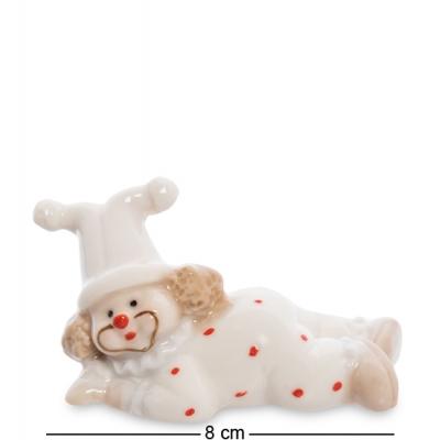 Фигурка "Клоун", 8х3,5х4,5 см., фарфор