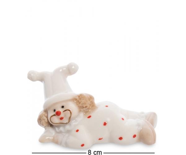 Фигурка "Клоун", 8х3,5х4,5 см., фарфор