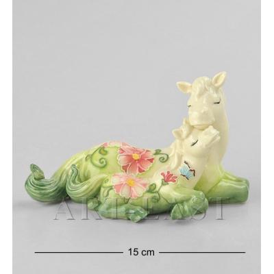Фигурка Лошади "Самая лучшая мама" 15x9x9,5 см., фарфор Pavone, Италия