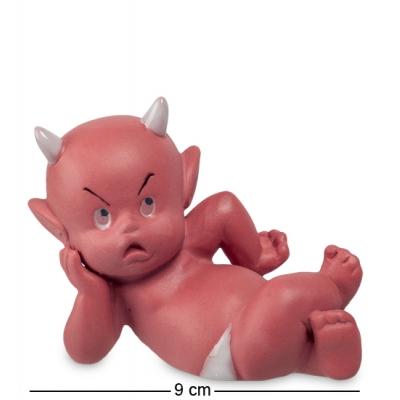 Фигурка "Чертик-январь" 9x5,5x7 см., фарфор Pavone, Италия