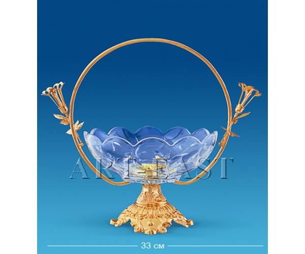 Фруктовница хрустальная 33x21,5x31 см., Crystal Temptations, США