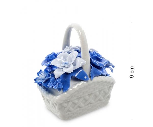 Композиция "Цветочная корзинка" 9x5,5x9 см., Pavone, Италия