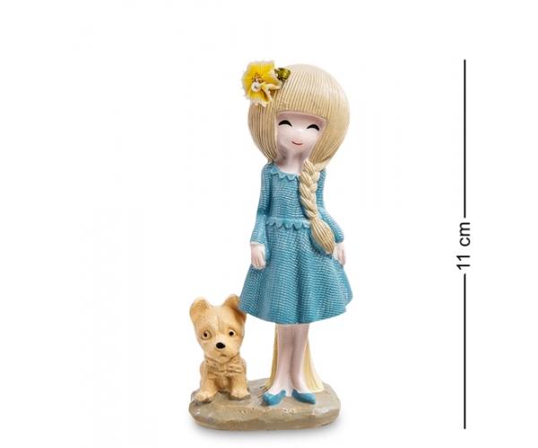 Фигурка "Девочка с собачкой", 11 см., MN-115