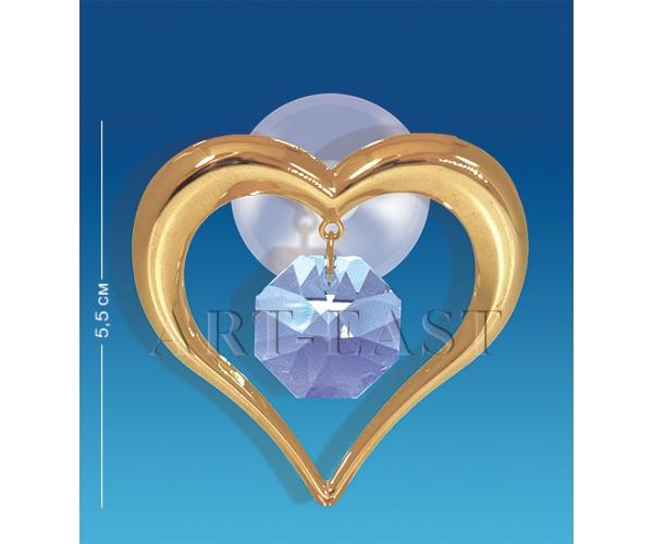 Фигурка на липучке "Сердечко" 5,5 см., Crystal Temptations, США