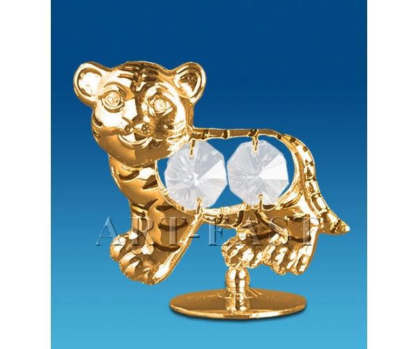 Фигурка "Тигр" 6,5x3,5x6 см., Crystal Temptations, США