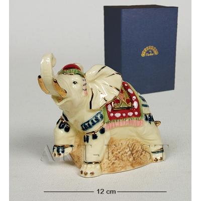 Фигурка "Слон" 10x5x8,5 см., фарфор Pavone, Италия