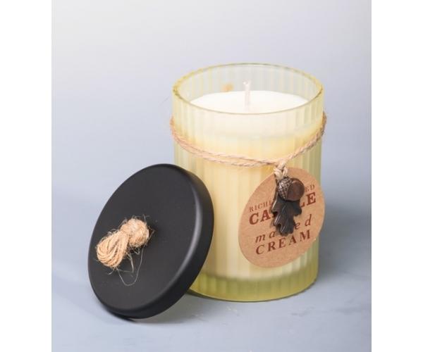 Ароматическая свеча "Сладкий крем" в стекл.сосуде, Serenity Candles, Австралия