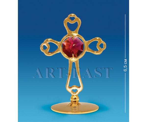 Фигурка "Крест" 4,5x3x6,5 см., с цвет. крист. Crystal Temptations, США