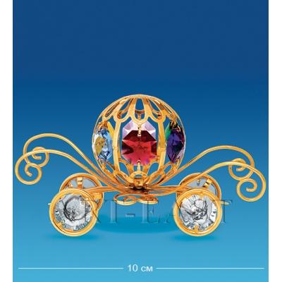 Фигурка "Карета" 10 см., с цвет. крист. Crystal Temptations, США