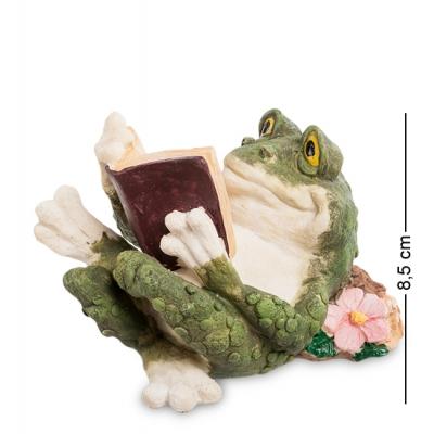 Фигурка "Лягушка с книгой" 12,5x8,2x8,5 см., полистоун Sealmark, США
