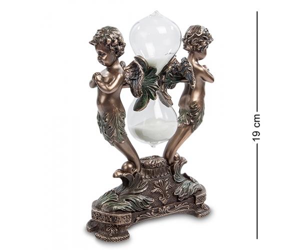Песочные часы "Херувимы", 13х5х18,5 см., полистоун Veronese, Гонконг