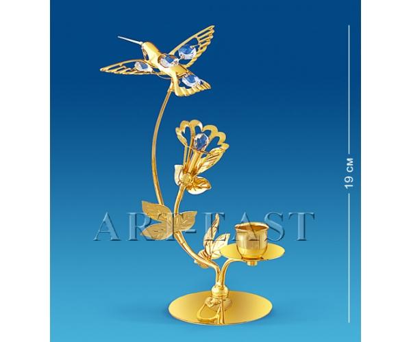 Композиция подсвечник "Колибри" 19 см., Crystal Temptations, США