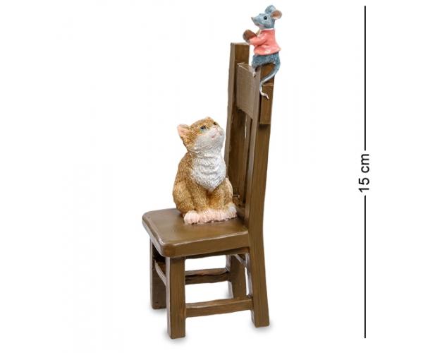 Фигурка ''Кот и мышонок'', 15 см., полистоун