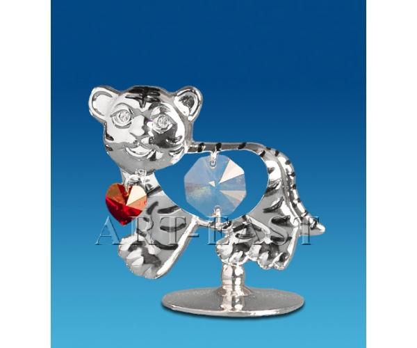 Фигурка "Тигр" 5,5x3,5x5,5 см., Crystal Temptations, США