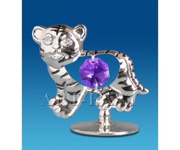 Фигурка "Тигр" 5,5x3,5x5,5 см., Crystal Temptations, США