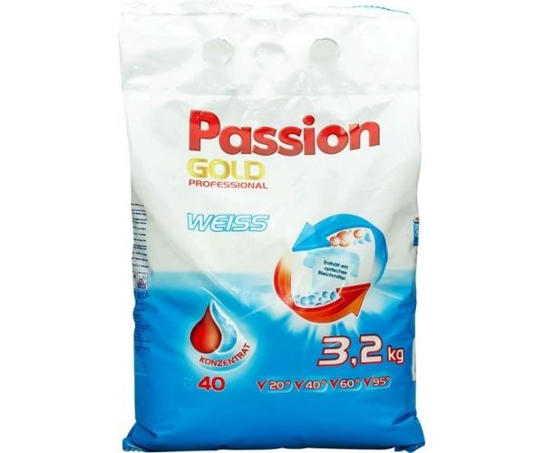 Стиральный порошок для белого Passion Gold Weiss, концентрат 3,2 кг
