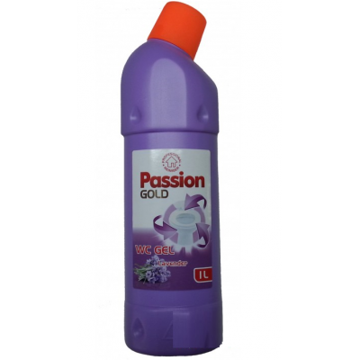 Средство для мытья туалета Passion Gold Aktiv Gel 3 в 1 Lavender, 1 л