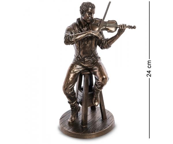 Статуэтка "Скрипач", 13,5х8х25 см., Veronese, Гонконг