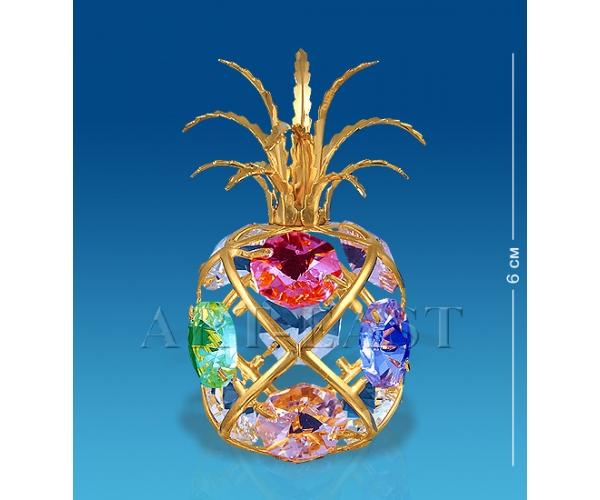 Фигурка "Ананас" 4x4x6 см., с цвет.камн. Crystal Temptations, США