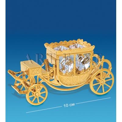 Фигурка "Карета" 10x3,5x5 см., Crystal Temptations, США