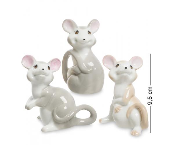 Фигура "Мышка" 3/асс.18х6х9.5 см., фарфор