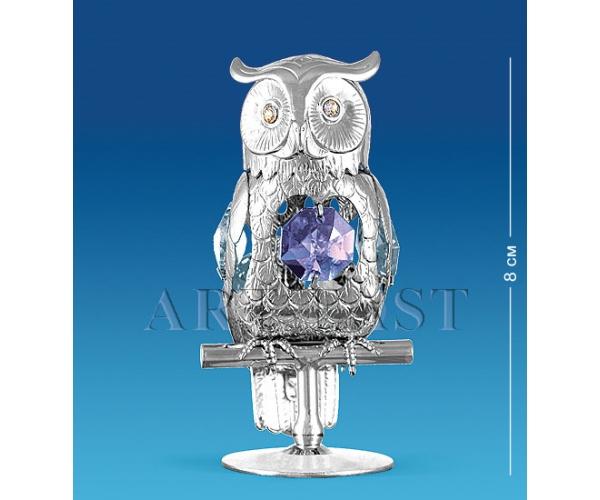 Фигурка "Сова" 4x4x8 см., с цвет. крист. Crystal Temptations, США