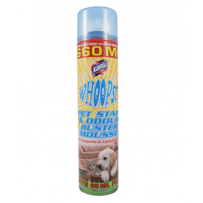 Спрей - пена для чистки диванов и ковров после животных Xanto Pet Stain Whoops 660 мл.