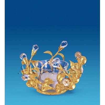 Подсвечник 9,5х7х5см., Crystal Temptations, США