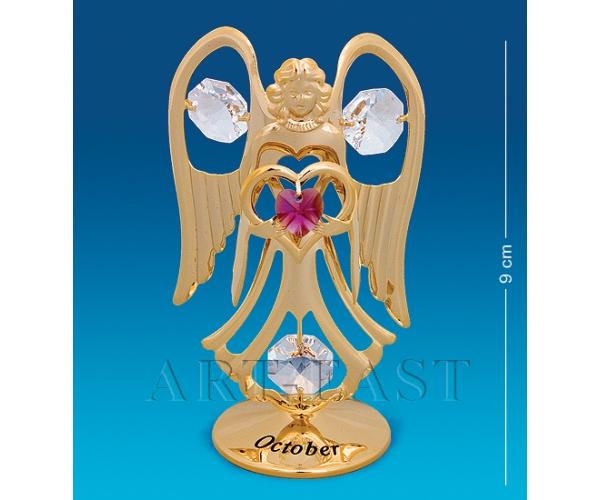 Фигурка "Ангел" - октябрь 5,5x4x9 см., Crystal Temptations, США