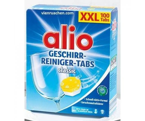 Таблетки для посудомоечных машин Alio XXL, 100 шт., Германия