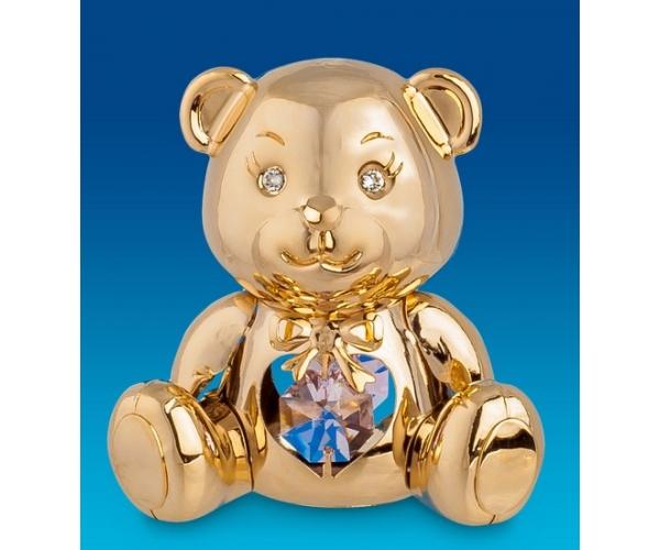 Фигурка "Плюшевый Мишка" 6x4x7 см., с цвет. крист. Crystal Temptations, США