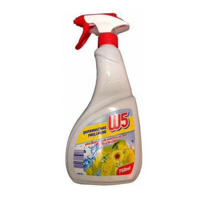 Спрей-пятновыводитель W5 pre-wash spray 750 мл.