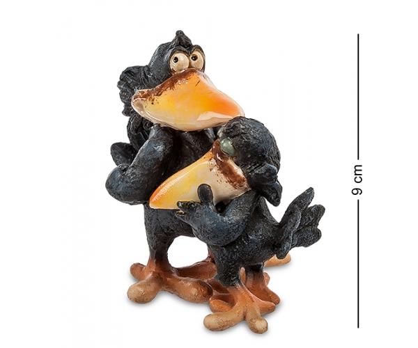 Фигурка "Воронья парочка" 9,5x7,5x9 см., полистоун 