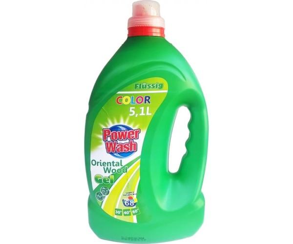 Гель для стирки цветного белья Power Wash Color 5.1л